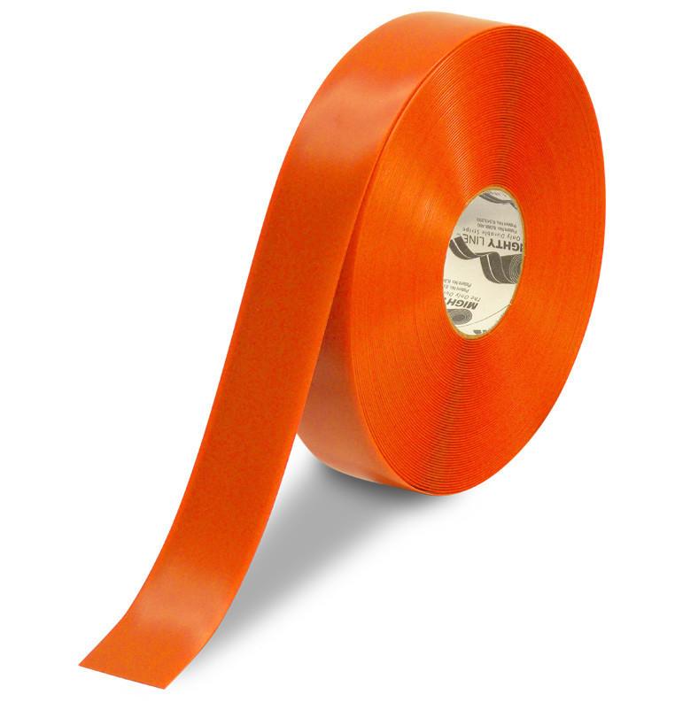 2" ORANGE Safety Floor Tape - Mighty Line Floor Tape (Best)