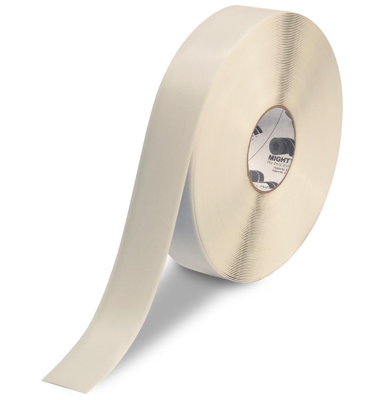 2" WHITE Safety Floor Tape - Mighty Line Floor Tape (Best)