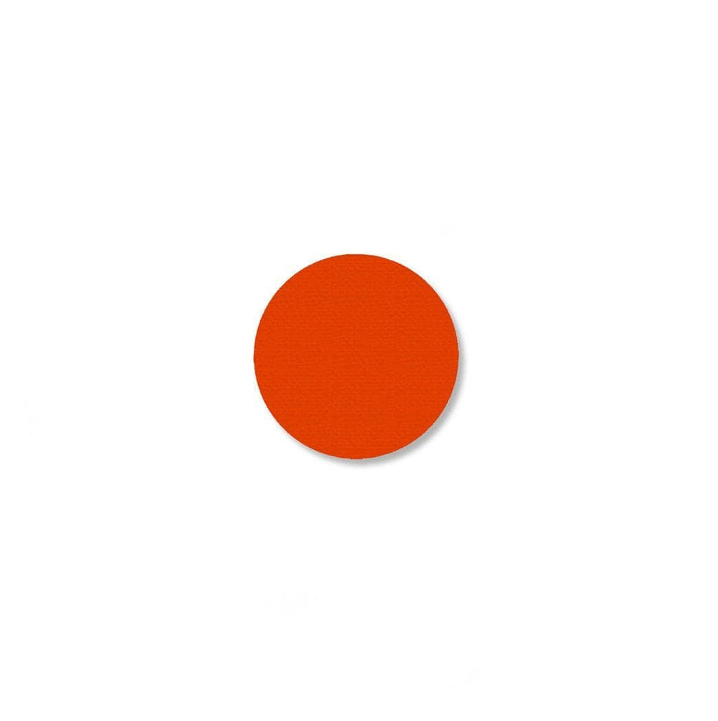 3/4" ORANGE Solid DOT - Pack of 200