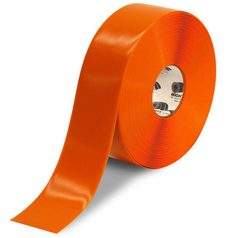 3" ORANGE Solid Color Tape - 100'  Roll