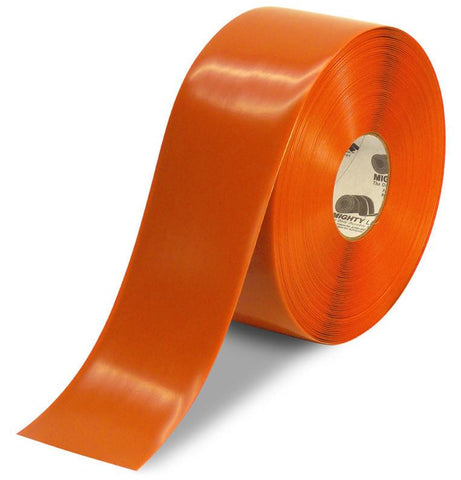 4" ORANGE Floor Tape - 100'  Roll 