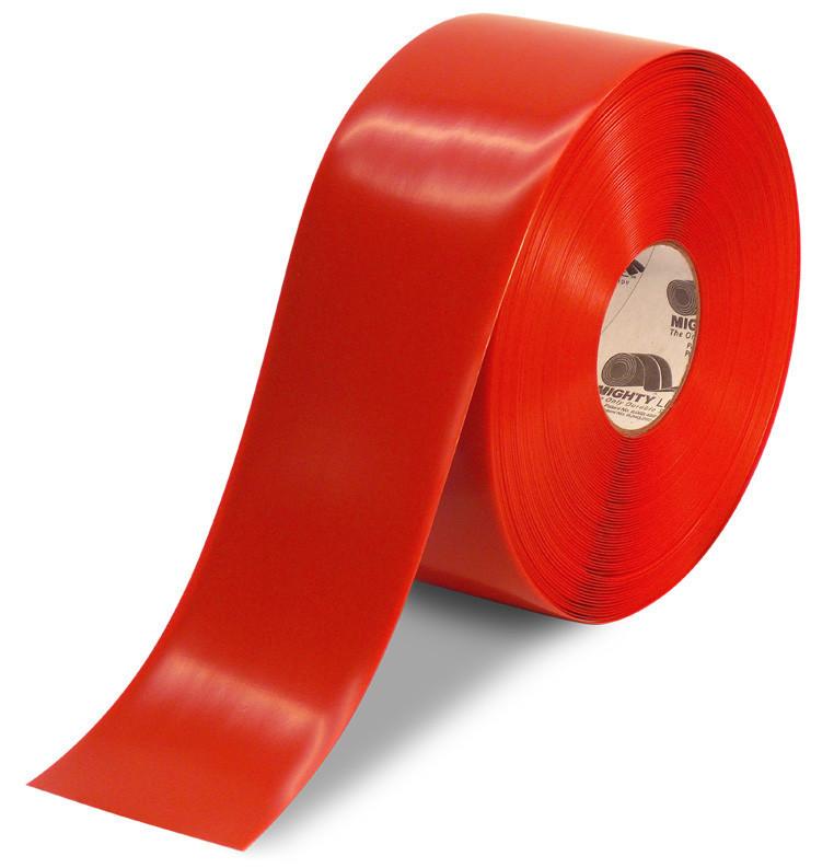 4" RED Floor Tape - 100' Roll