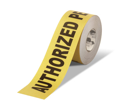 2" Wide Authorized Personnel Only Floor Tape - 100'  Roll 