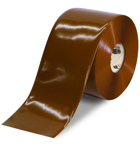 6" BROWN Solid Color Tape - 100'  Roll