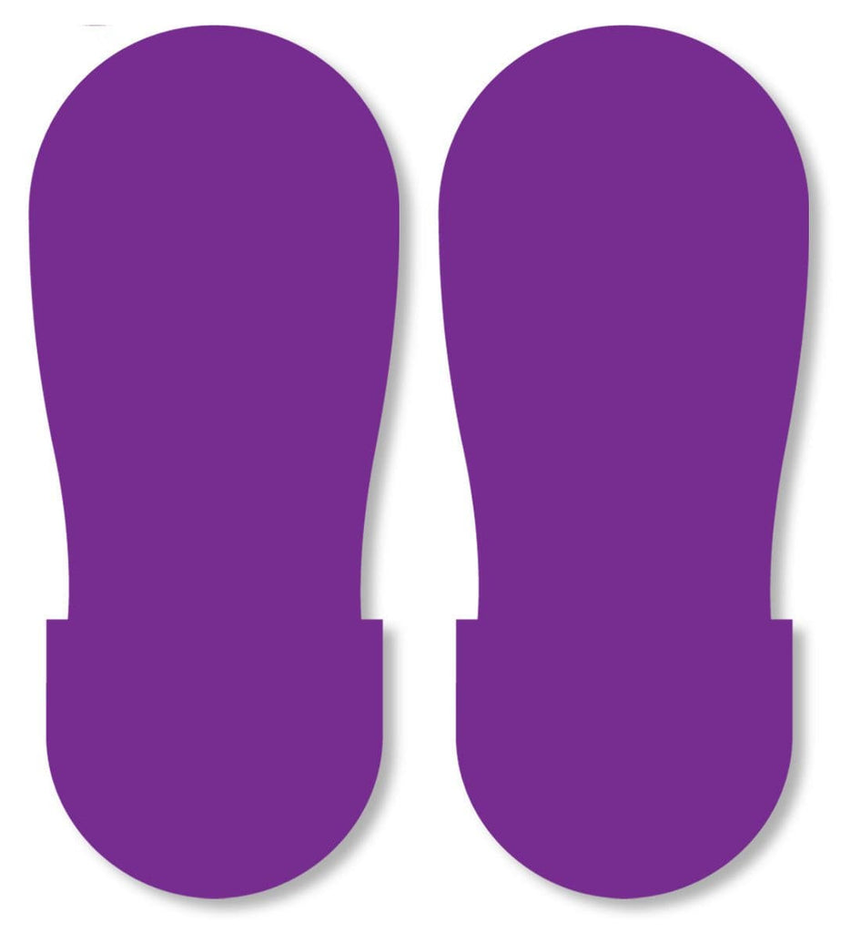 PURPLE BIG Footprint - Pack of 50