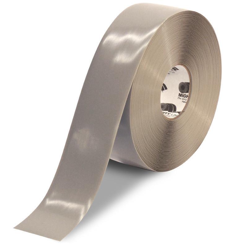 3" GRAY Solid Color Tape - 100' Roll
