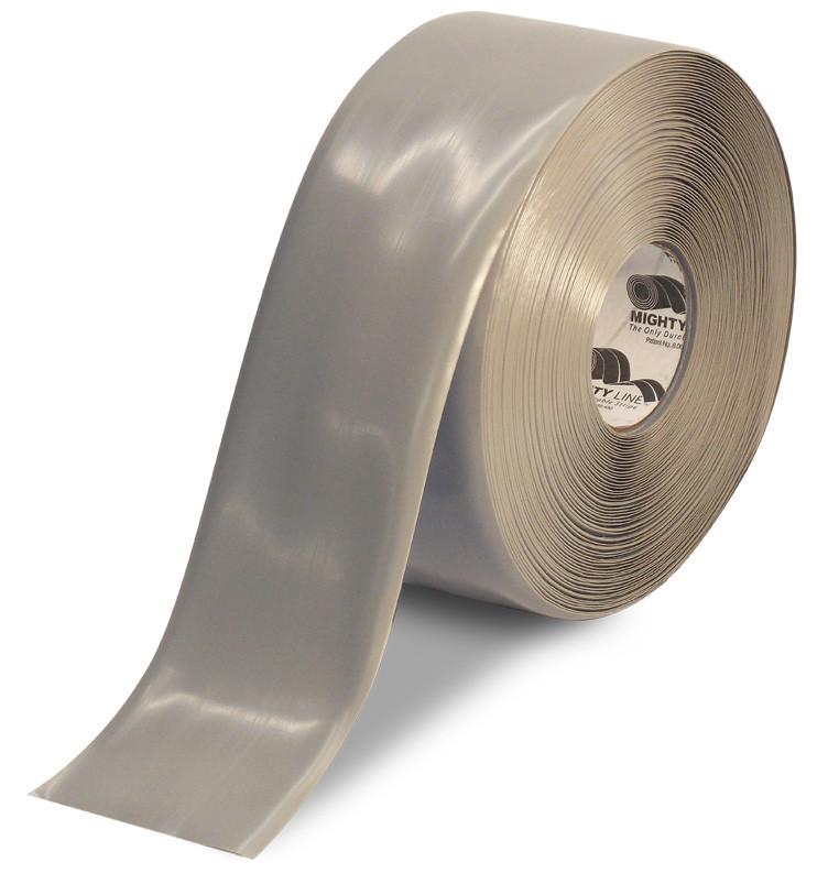 4" GRAY Floor Tape - 100' Roll