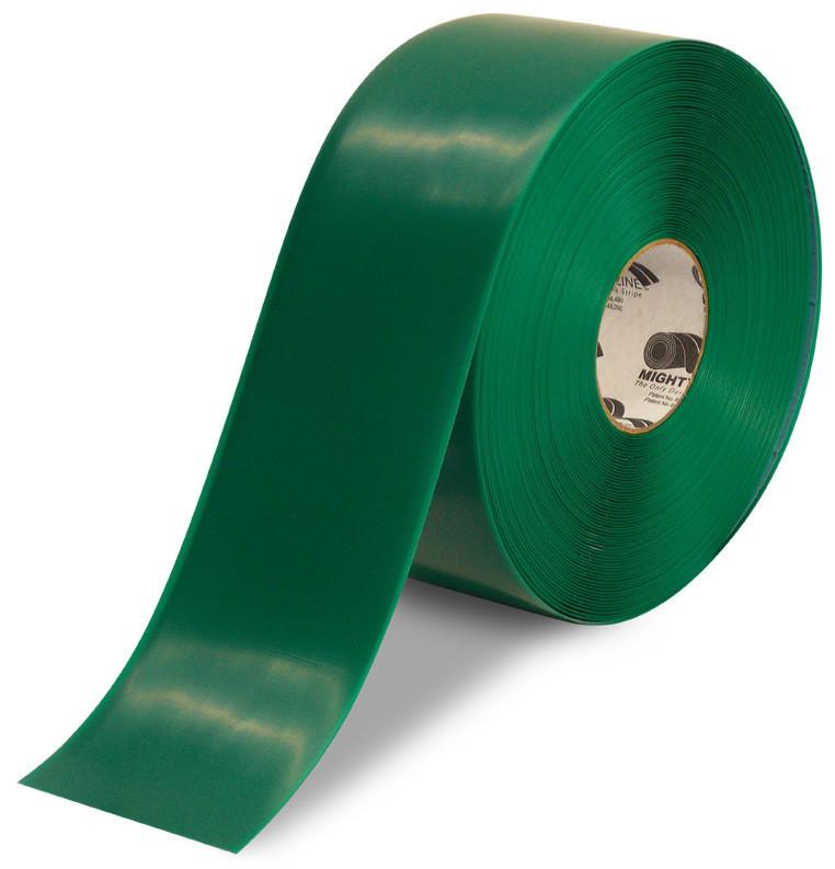 4" GREEN Floor Tape - 100' Roll