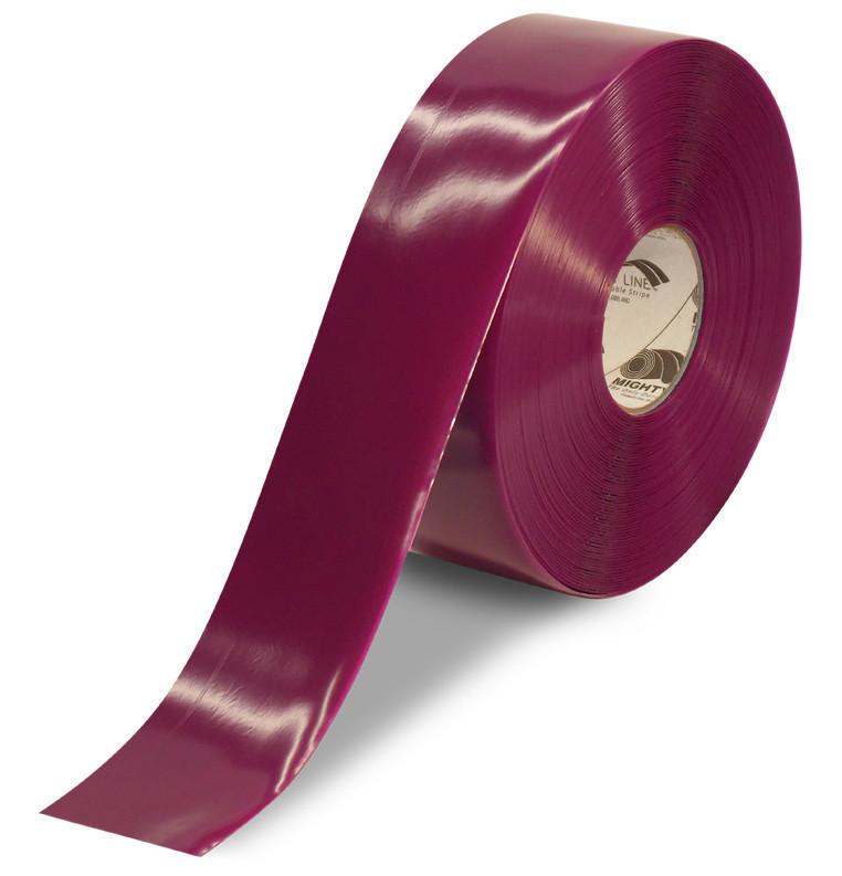 3" PURPLE Solid Color Tape - 100' Roll