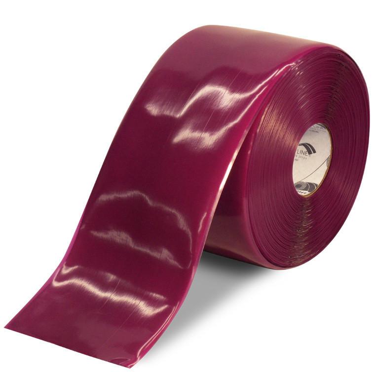 6" PURPLE Solid Color Tape - 100' Roll