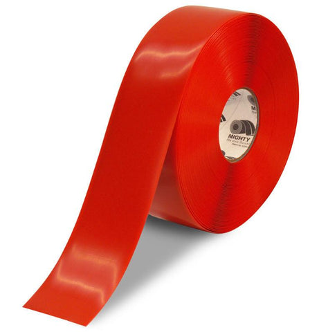3" RED Solid Color Tape - 100'  Roll 