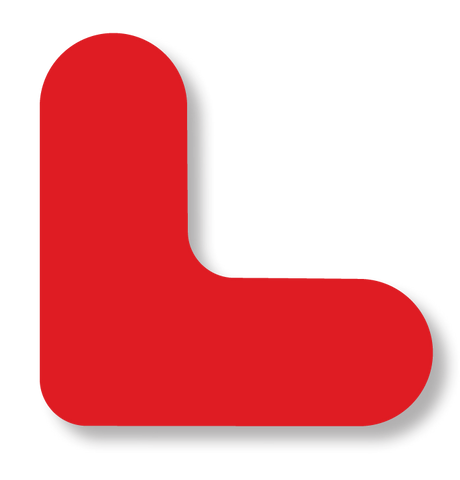 Safety Floor Marking Corners / 5s Floor Tape Angles - Mini Corners