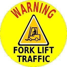 Warning Forklift Traffic 