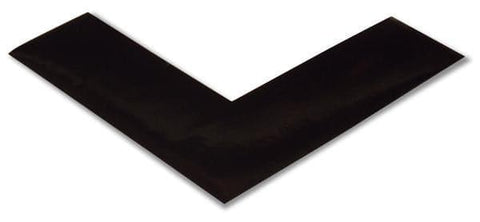 2" Black 5s Floor Tape Angle - Safety Floor Tape 2" Black 5s Floor Marking Angles 5s Safety Floor Tape Angles / Corner
