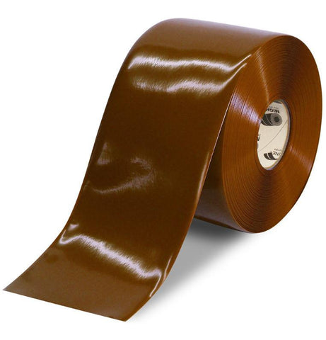 6" BROWN Solid Color Tape - 100'  Roll 