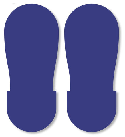 BLUE BIG Footprint - Pack of 50 