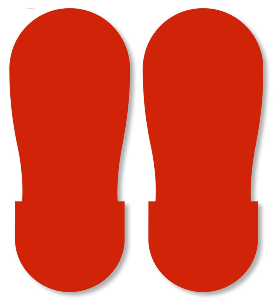 RED BIG Footprint - Pack of 50 