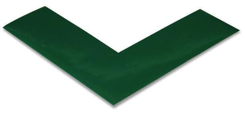 2" GREEN 5s Floor Tape Angle - Safety Floor Tape 