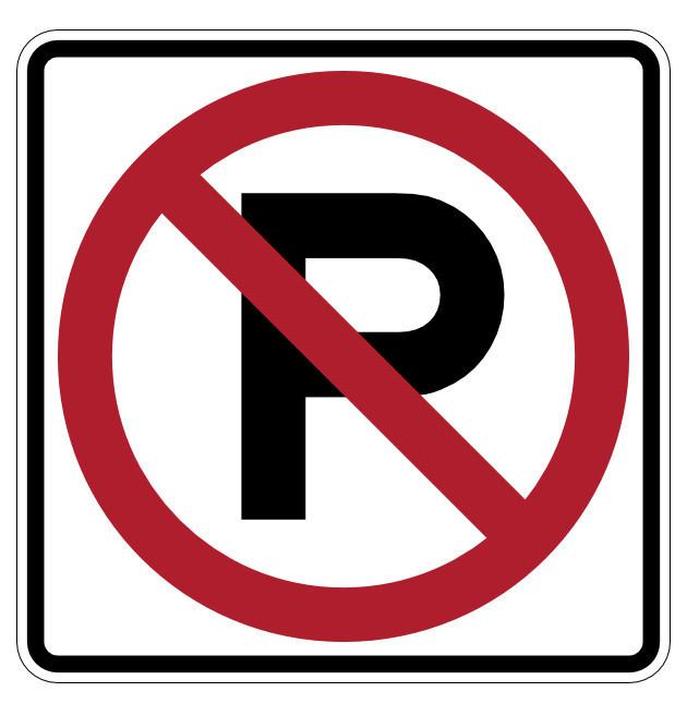 No Parking Permitted Sign - 1 Floor Sign 
