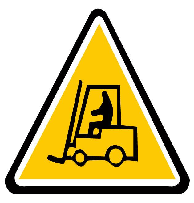 Caution Tow Motor Ahead Sign - 1 Floor Sign 